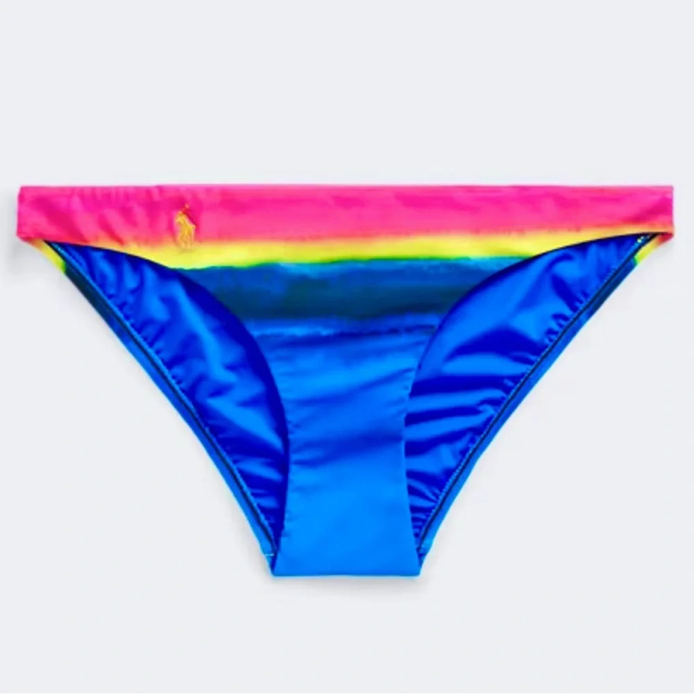 NWOT Ralph Lauren Dip-Dyed Hipster Bikini Bottom